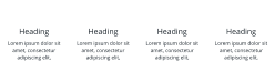 Heading Lorem ipsum dolor sit amet, consectetur adipiscing elit, Heading Lorem ipsum dolor sit amet, consectetur adipiscing elit, Heading Lorem ipsum dolor sit amet, consectetur adipiscing elit, Heading Lorem ipsum dolor sit amet, consectetur adipiscing elit,